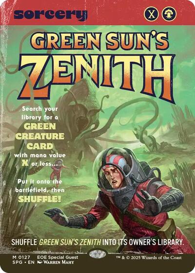 Green Sun's Zenith (Showcase) (Special Guests) Damaged / Poor