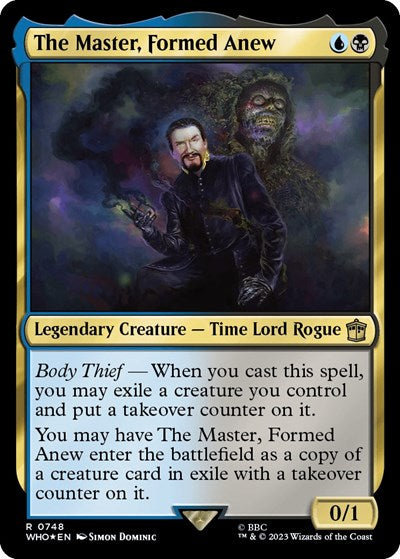 The Master, Formed Anew (Surge Foil) (Universes Beyond: Doctor Who) Near Mint Foil