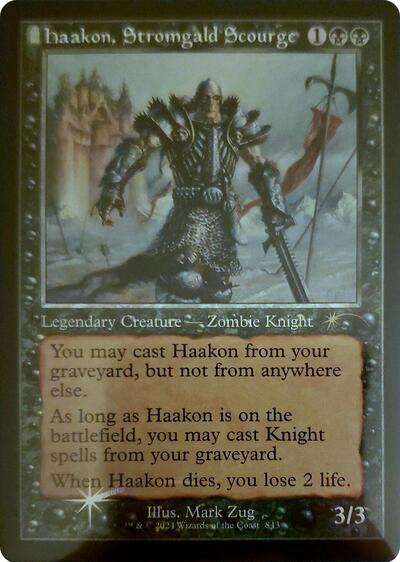 Haakon, Stromgald Scourge (Retro Frame) (Secret Lair) Near Mint Foil