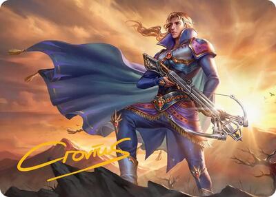 Edgar, Master Machinist Art Card (Gold-Stamped Signature) (Art Series: FINAL FANTASY) Near Mint