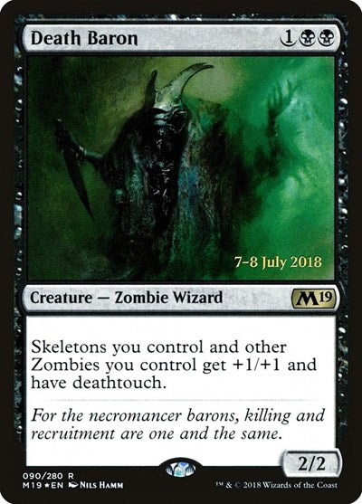 Death Baron (Promos: Prerelease Cards) Light Play Foil