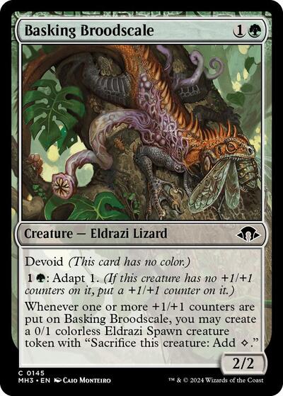 Basking Broodscale (Modern Horizons 3) Medium Play Foil