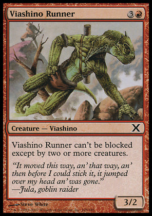 Viashino Runner (10th Edition) Light Play