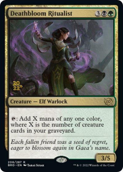 Deathbloom Ritualist (Promos: Prerelease Cards) Near Mint Foil