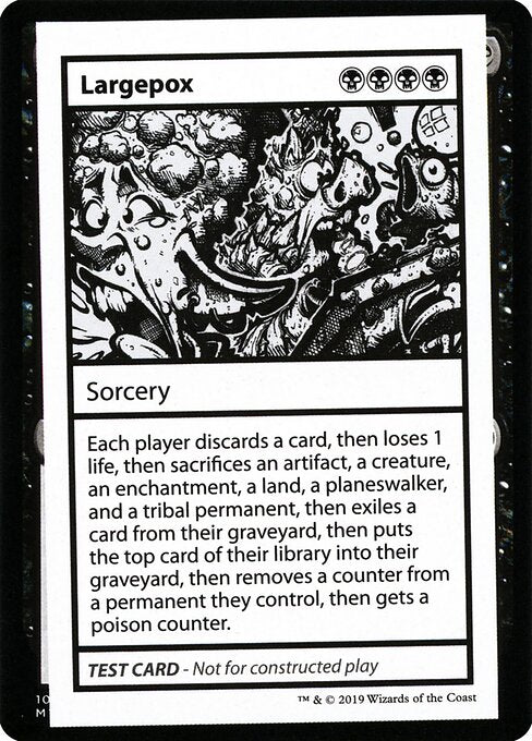 Largepox (No PW Symbol) (Mystery Booster Test Print 2021) Near Mint