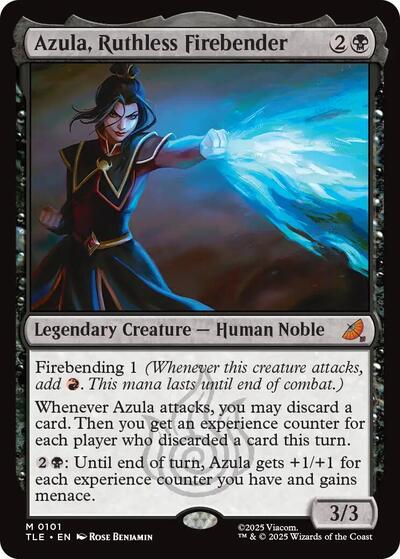 Azula, Ruthless Firebender (Avatar: The Last Airbender: Eternal-Legal) Near Mint Foil