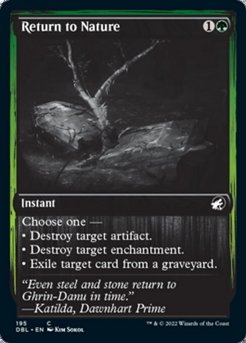 Return to Nature (Innistrad: Double Feature) Near Mint Foil