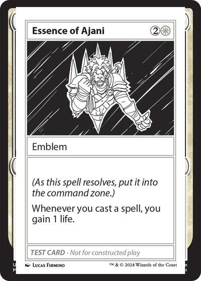 Essence of Ajani (Mystery Booster 2 Playtest Cards) Near Mint