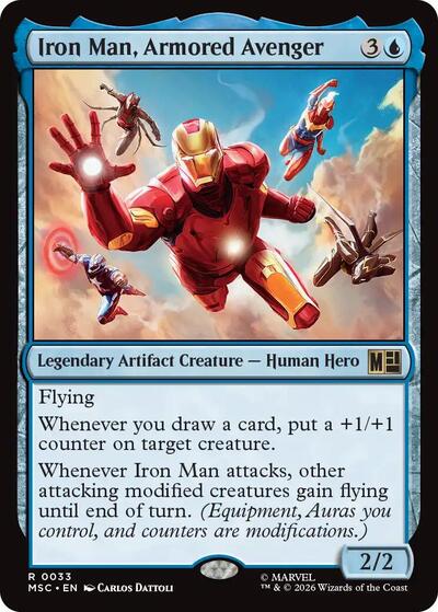 Iron Man, Armored Avenger (Commander: Marvel Super Heroes) Near Mint