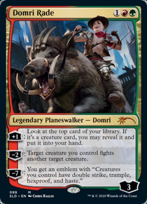 Domri Rade (Secret Lair) Light Play Foil