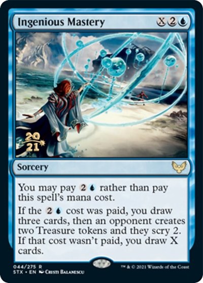 Ingenious Mastery (Promos: Prerelease Cards) Light Play Foil
