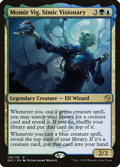 Momir Vig, Simic Visionary (Ravnica Allegiance: Guild Kits) Light Play