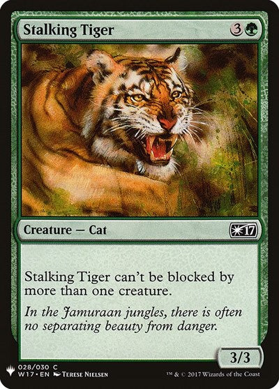 Stalking Tiger (Mystery Booster) Light Play