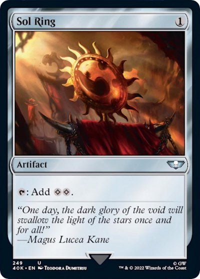 Sol Ring (249) (Surge Foil) (Universes Beyond: Warhammer 40K) Near Mint Foil