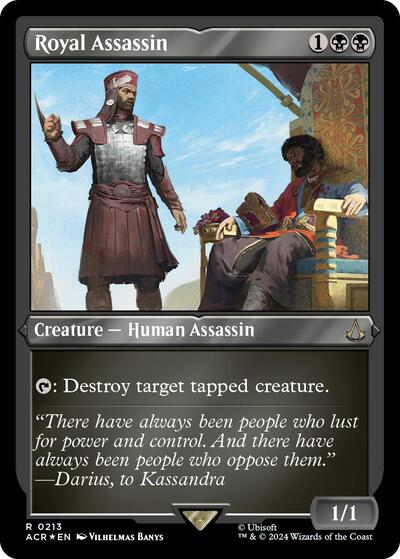 Royal Assassin (Foil Etched) (Universes Beyond: Assassin's Creed) Medium Play Foil