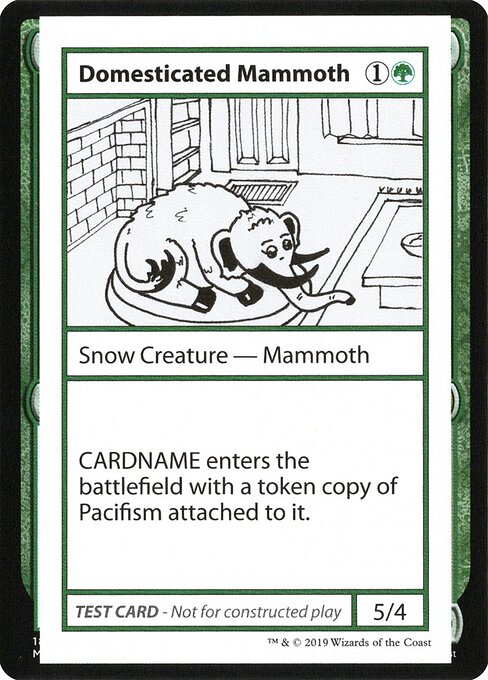 Domesticated Mammoth No PW Symbol|2|0|0.00