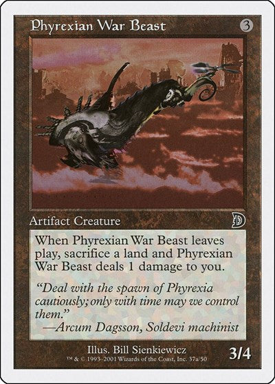 Phyrexian War Beast (Promos: Deckmasters Garfield vs Finkel) Light Play
