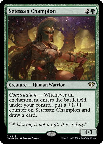 Setessan Champion (Commander Masters) Light Play