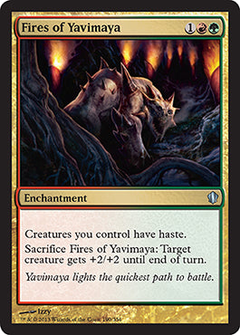Fires of Yavimaya (Commander 2013 Edition) Medium Play