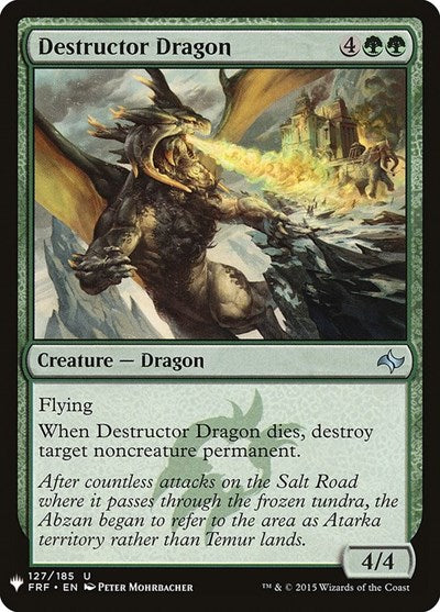 Destructor Dragon (Mystery Booster) Medium Play