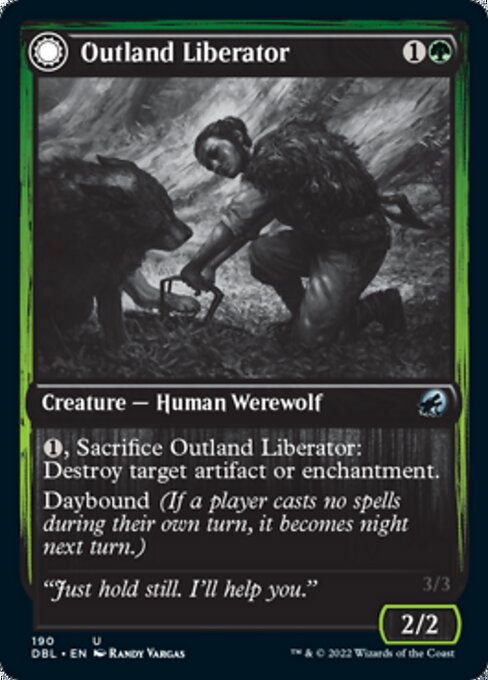 Outland Liberator / Frenzied Trapbreaker (Innistrad: Double Feature) Light Play