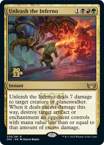 Unleash the Inferno (Promos: Prerelease Cards) Near Mint Foil