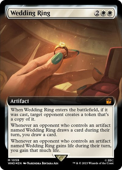 Wedding Ring (Extended Art) (Surge Foil) (Universes Beyond: Doctor Who) Medium Play Foil