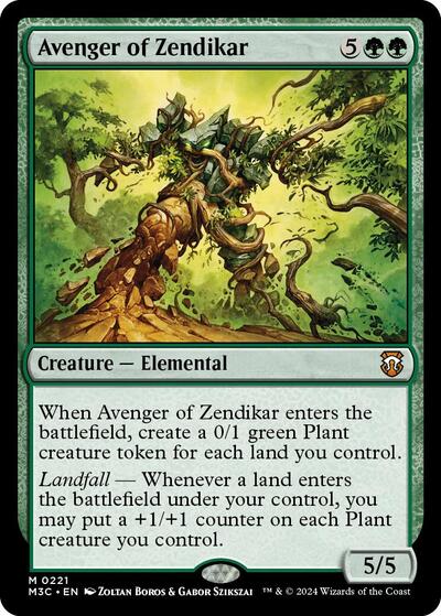 Avenger of Zendikar (Commander: Modern Horizons 3) Light Play