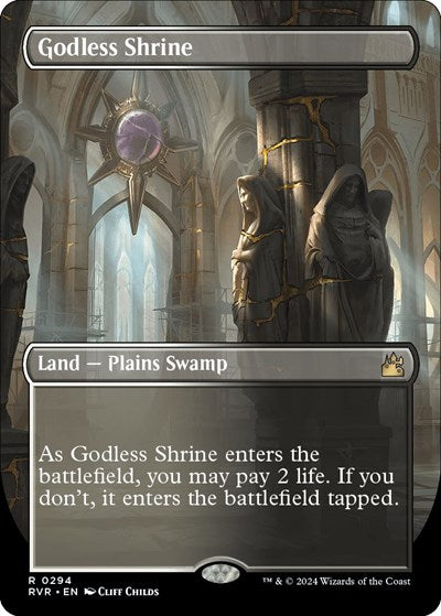 Godless Shrine (Borderless) (Ravnica Remastered) Near Mint