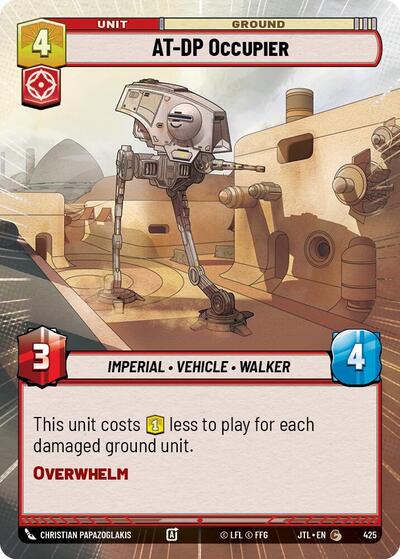 AT-DP Occupier (Hyperspace) (Jump to Lightspeed) Near Mint