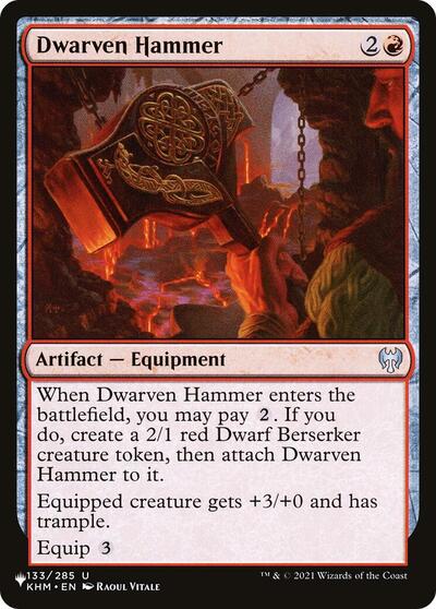 Dwarven Hammer (The List) Near Mint