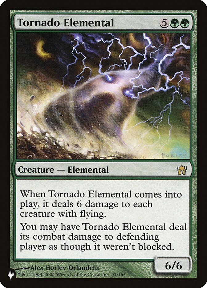 Tornado Elemental (The List) Near Mint