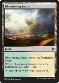 Blossoming Sands (Khans of Tarkir) Medium Play Foil