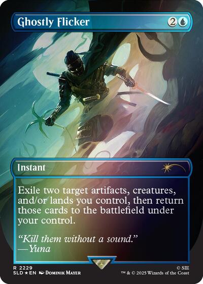 Ghostly Flicker (Rainbow Foil) (Secret Lair) Near Mint Foil