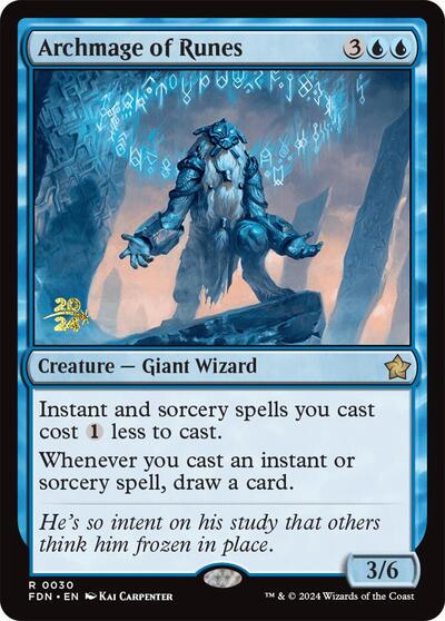 Archmage of Runes (Promos: Prerelease Cards) Light Play Foil