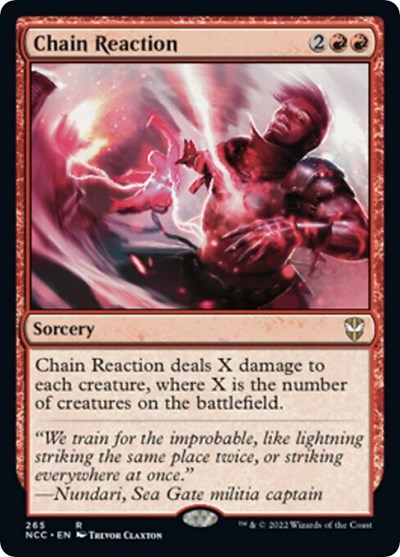 Chain Reaction (Commander: Streets of New Capenna) Near Mint