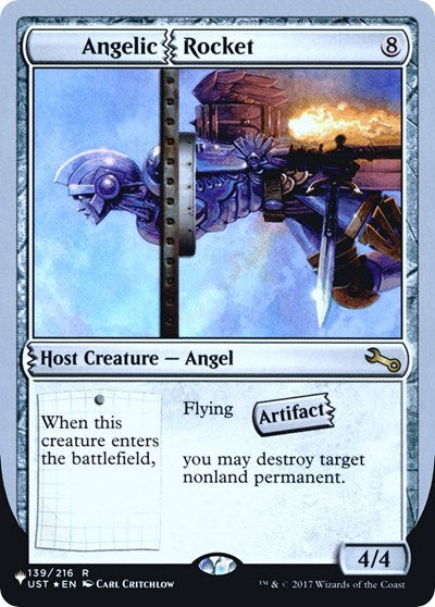 Angelic Rocket (The List) Light Play Foil