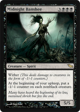 Midnight Banshee (Shadowmoor) Near Mint Foil