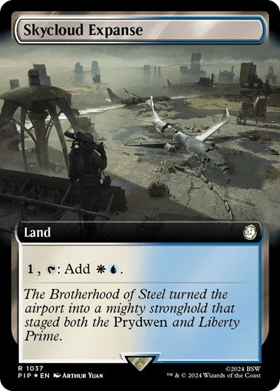Skycloud Expanse (Extended Art) (Surge Foil) (Universes Beyond: Fallout) Near Mint Foil