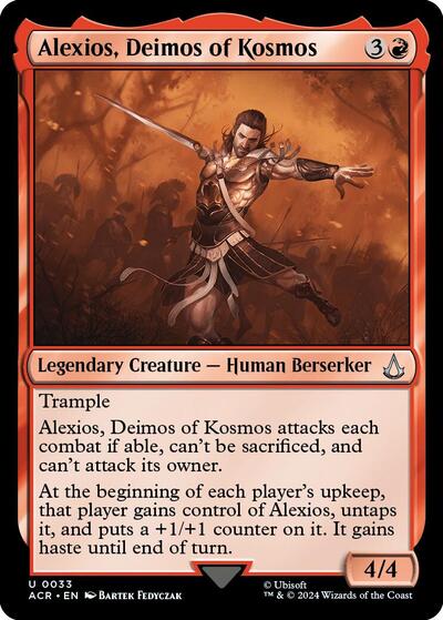 Alexios, Deimos of Kosmos (Universes Beyond: Assassin's Creed) Light Play Foil