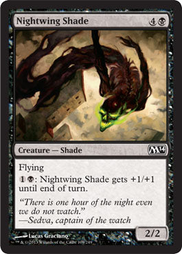 Nightwing Shade (Magic 2014 Core Set) Medium Play
