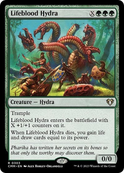 Lifeblood Hydra (Commander Masters) Near Mint