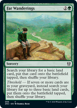Far Wanderings (Commander 2020 Zendikar Rising) Light Play