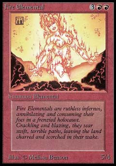 Fire Elemental (Alpha) Light Play