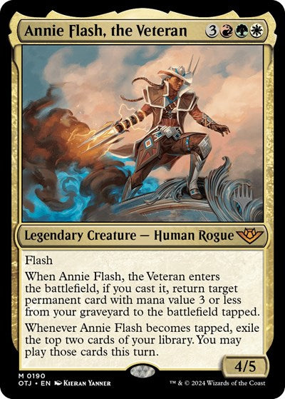 Annie Flash, the Veteran (Promo Pack: Outlaws of Thunder Junction) Near Mint