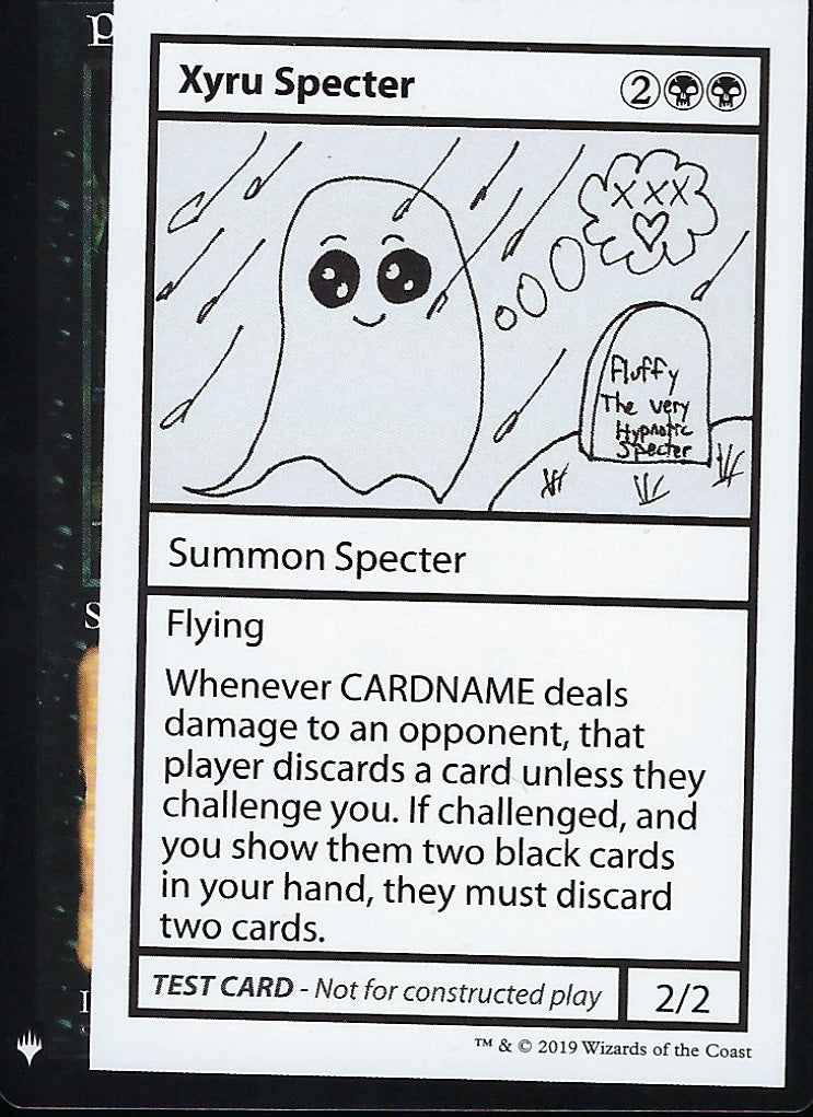 Xyru Specter (Mystery Booster Test Print) Near Mint