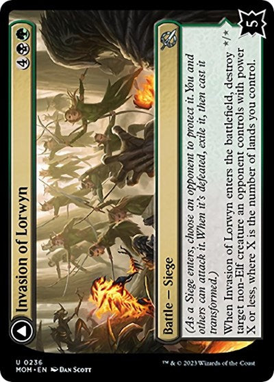 Invasion of Lorwyn (March of the Machine) Light Play Foil