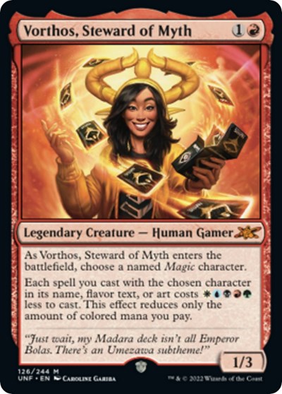 Vorthos, Steward of Myth (Unfinity) Light Play Foil