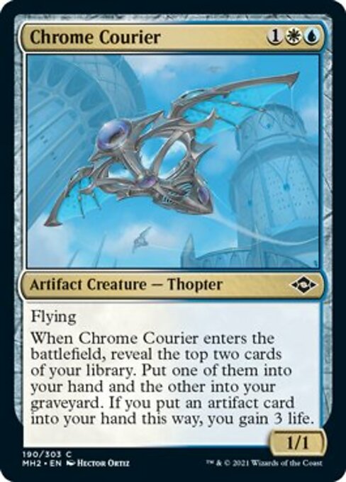 Chrome Courier (Modern Horizons 2) Light Play