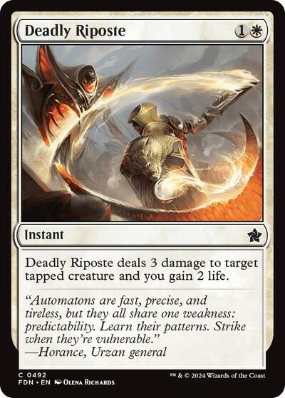 Deadly Riposte (Foundations) Near Mint